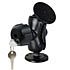 RAM Mount Aluminum Dual 2.5 inch Round Plate Short Lock Mount with 1.5 inch Ball