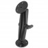 RAM Mount Aluminum Dual 3.68 inch Round Plate Mount with Long Arm and 1.5 inch Ball
