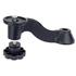 RAM Mount Aluminum Bent 6 inch Swing Extension Arm with 3 inch Long Bolt