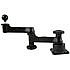 RAM Mount Aluminum Horizontal Base Dual Swing Arm Mount with 1.5'' Ball
