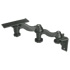 RAM Mount Vertical Dual Bent Swing Arm with Post Plate