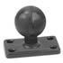 RAM Mount Rectangular 1.5 x 2 inch Plate with 1.5 inch Ball