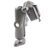 RAM Mount Aluminum Diamond Base Mount with Belt Button Clip Holder