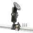 RAM Mount Aluminum Garmin Swivel 3-Hole Connector Pole Strap Mount