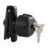 RAM Mount Aluminum 1 inch Ball Dual Socket Arm with Locking Knob
