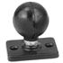 RAM Mount Aluminum Rectangular 1 x 2 inch Plate with 1.0 inch Ball