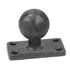 RAM Mount Aluminum Rectangular 1.5 x 2.5 inch Plate with 1.0 inch Ball