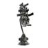 RAM Mount Plastic Universal Finger Grip Cradle Flex Arm 3.25'' Locking Suction Cup