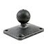 RAM Mount Plastic Rectangular Plate 2 x 2.5 inches with 1 inch Ball