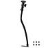 RAM Mount Aluminum Garmin Swivel 3-Hole Connector RAM POD1 Vehicle Floor Mount