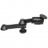 RAM Mount Aluminum Double Swing Arm with Rotating End and 1.5 inch Ball Plate