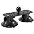 RAM Mount Aluminum Dual Locking Suction Mount Base with 1.0 inch Ball