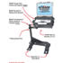 RAM Mount Chrysler and Dodge Dual Arm Laptop Vehicle Mount RAM Mount Chrysler and Dodge Dual Arm Laptop Vehicle Mount