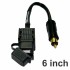 3BR Powersports TAPP Lite USB Power Port to BMW Plug with Mounting Saddle 6 inch