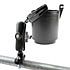 RAM Mount Self Leveling Cup Holder No Foam Aluminum Zinc Coated U-Bolt Mount
