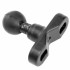 RAM Mount Aluminum Motorcycle Rail Base with 1 inch Ball Replacement
