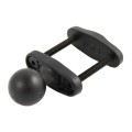 RAM Mount Square 1.7 inch Rail Clamp Base with 1.5 inch Ball