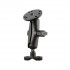 RAM Mount Aluminum Standard Arm and 2.5'' Round Plate Rail Mount Assembly NO HARDWARE