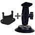 RAM Mount Aluminum 4 inch Suction Cup Mount with Garmin Cradle Attachment