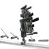 RAM Mount Aluminum Universal Finger Grip Cradle Zinc Coated U-Bolt Mount