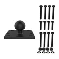 RAM Mount Aluminum Motorcycle Reservoir Center Cover Base with 1in Ball