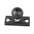 RAM Mount Aluminum Dual Bosch Plate Short Mount with 1.5 inch Ball