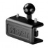 RAM Mount Aluminum Glareshield U-Channel Set Screw Clamp Base with B-Ball