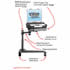 RAM Mount Scion xB Dual Arm Laptop Vehicle Mount RAM Mount Scion xB Dual Arm Laptop Vehicle Mount