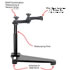 RAM Mount Vehicle Mount Dual Swing Arm with Socket for Ford Escape