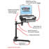 RAM Mount Honda Civic Dual Arm Laptop Vehicle Mount RAM Mount Honda Civic Dual Arm Laptop Vehicle Mount