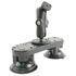 RAM Mount Diamond Plate Standard Arm Dual Locking Suction Cup Assembly Aluminum