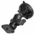 RAM Mount Plastic Locking Cone Suction Cup with Short Aluminum Arm and Diamond Assembly