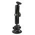 RAM Mount Plastic Diamond Plate Locking Suction Cup Mount with Aluminum Long Arm