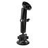 RAM Mount Plastic Round Plate Locking Suction Cup Mount with Aluminum Long Arm