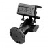 RAM Mount Aluminum Glare Shield Short Arm Mount with Round AMPS Plate
