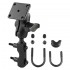 RAM Mount Aluminum Universal AMPS Plate Motorcycle Mount Short kit