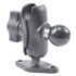 RAM Mount Short Arm with Side 1 inch Ball and Diamond Plate