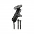 RAM Mount Aluminum Motorcycle Clamp with Round Plate Assembly