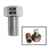 Geocaching Magnetic Bolt Geocache Container in Silver