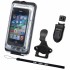 RAM Mount Plastic Waterproof Large Aqua Box Pro 20 Case with Lanyard, Button, Belt Clip and Cradle Attachment