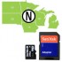 Navionics HotMaps Platinum North USA Lakes microSD with SD Adapter
