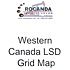 Rocanda Western Canada LSD Grid Map Software on SD Card