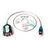 Gilsson Serial Cable to USB Port Adapter 4in Cable for PC and Mac