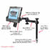 RAM Mount Tele-Pole Male 8 inch Upper Tube System with Motion LS800 Tablet Cradle