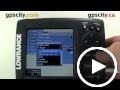 lowrance elite 5: advanced mode menu