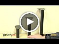 ram tele-pole top male post flange series (ram-vp-ttmfx)