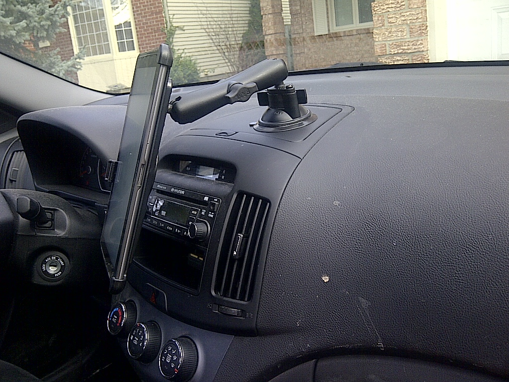 Ipad GPS and Mount Photos and Articles