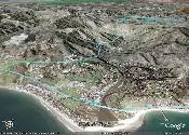 A 3D view of my drive through Malibu Canyon