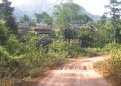 A Laos village road