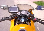 My GPS mounted on my bike My GPS mounted on my bike